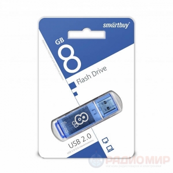 USB 2.0 флеш накопитель 8 Гб SmartBuy Glossy